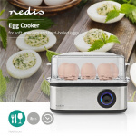 Nedis Egg Boiler | Measuring Cup | Aluminium / Black