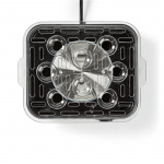 Nedis Egg Boiler | Measuring Cup | Aluminium / Black