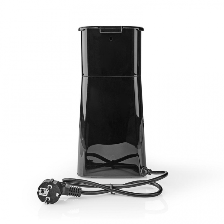 Nedis Coffee Maker | Filter Coffee | 0.4 l | 1 Cups | Switch on timer | Black / Silver