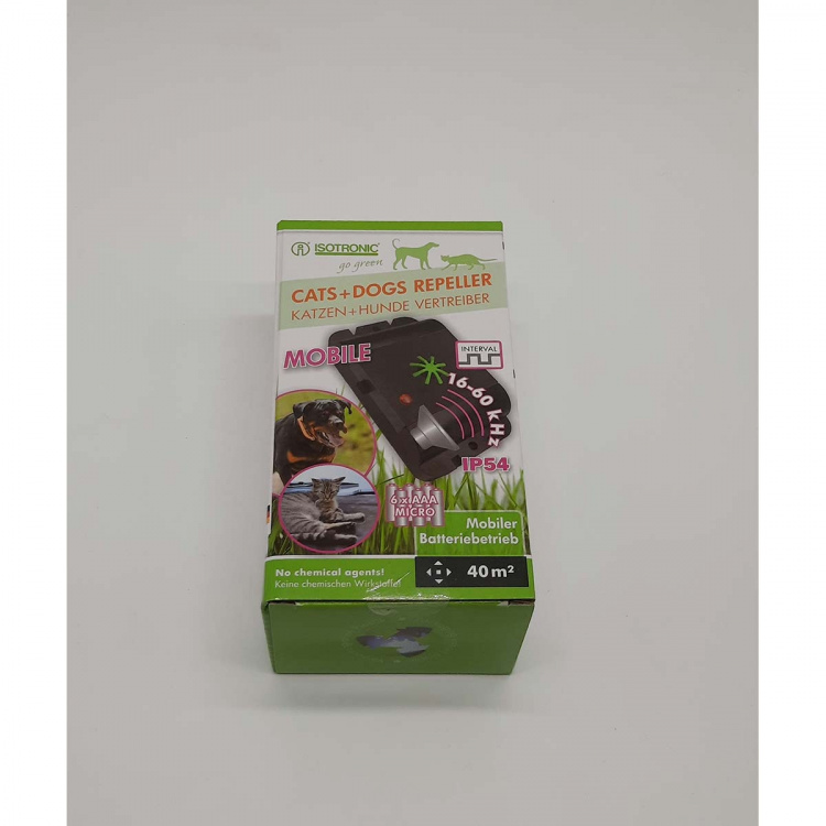 ISOTRONIC | Dog and Cat Repellent | 18 - 32 kHz | Outdoor