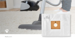 Nedis Vacuum Cleaner Bag | 10 pcs | Synthetic | Most sold for: Nedis® VCBG300-Series | White