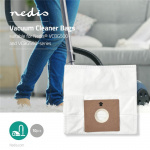 Nedis Vacuum Cleaner Bag | 10 pcs | Synthetic | Most sold for: Nedis® VCBG500 / VCBG550-Series | White