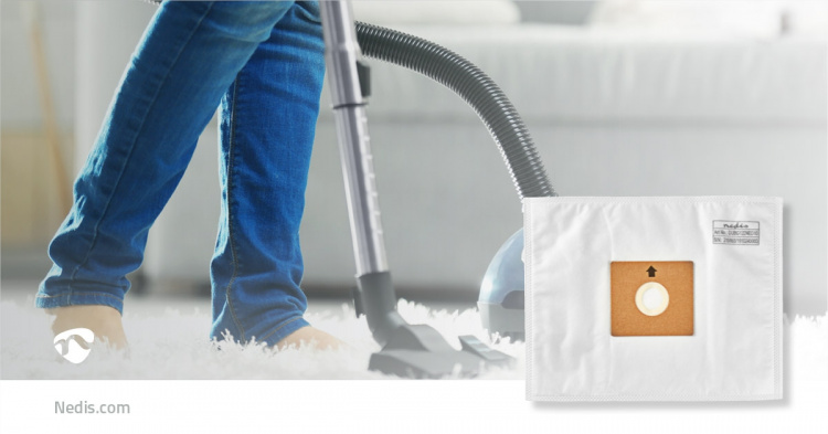 Nedis Vacuum Cleaner Bag | 10 pcs | Synthetic | Most sold for: Nedis® VCBG500 / VCBG550-Series | White