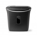 Nedis Paper Shredder | 6x A4 pages | 12 l | Safety standard: DIN 4 | 300 W | Black