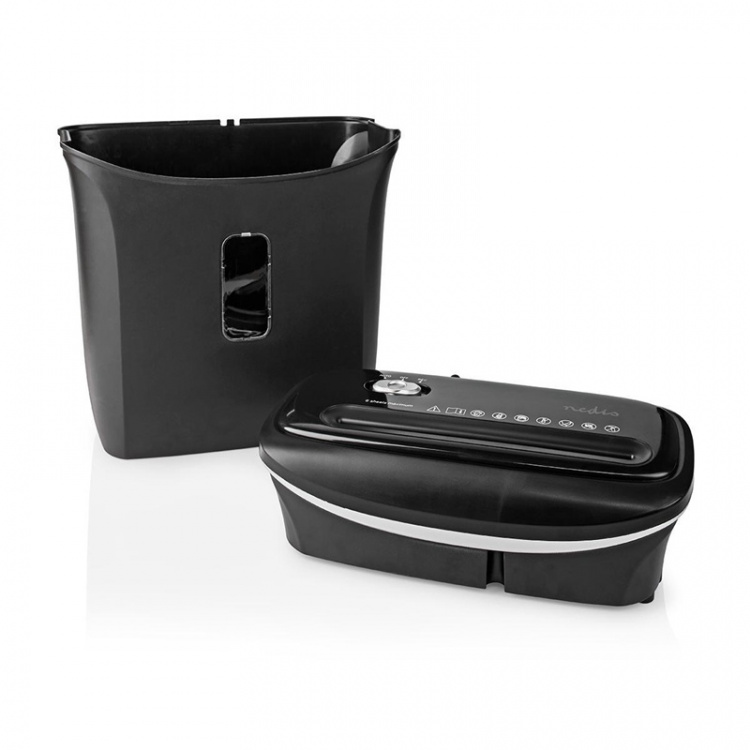 Nedis Paper Shredder | 6x A4 pages | 12 l | Safety standard: DIN 4 | 300 W | Black