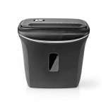 Nedis Paper Shredder | 6x A4 pages | 12 l | Safety standard: DIN 4 | 300 W | Black
