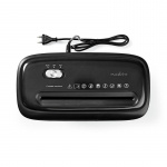 Nedis Paper Shredder | 6x A4 pages | 12 l | Safety standard: DIN 4 | 300 W | Black