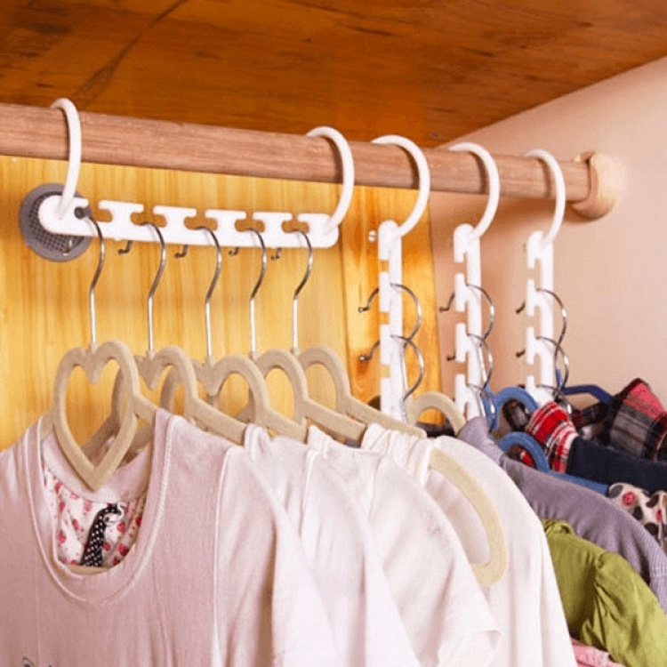 Organizer coat rack 8-pack