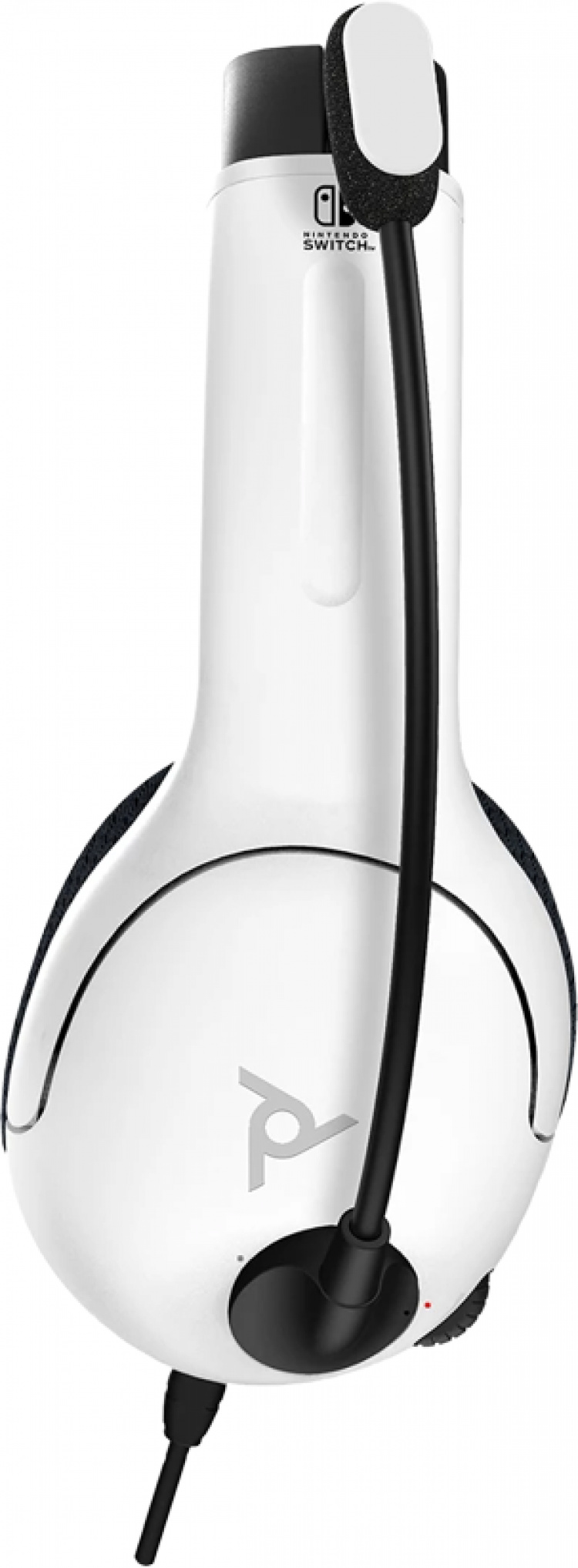 Trådbundna hörlurar för Nintendo Switch, svart/vit