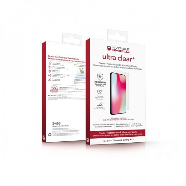 ZAGG InvisibleShield Ultra Clear+ Samsung Galaxy A12 Screen ZAGG InvisibleShield Ultra Clear+ Samsung Galaxy A12 Screen