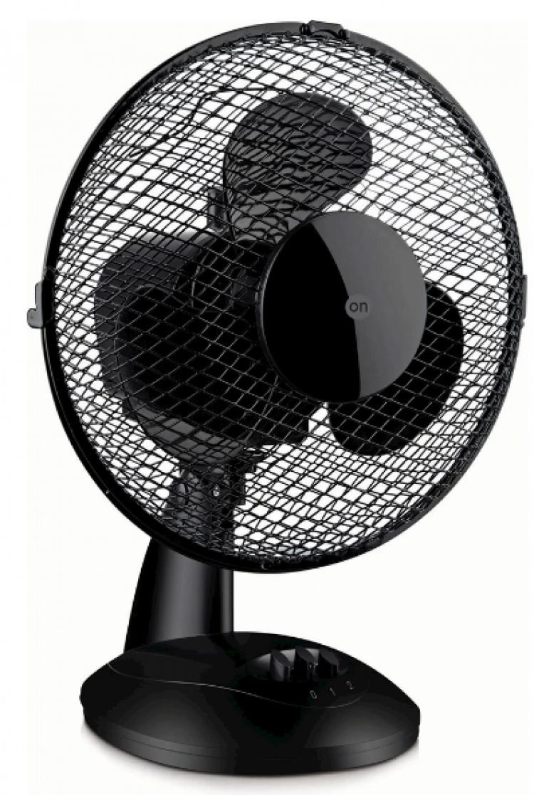 Cooling table fan, 27 cm, Black Cooling table fan, 27 cm, Black