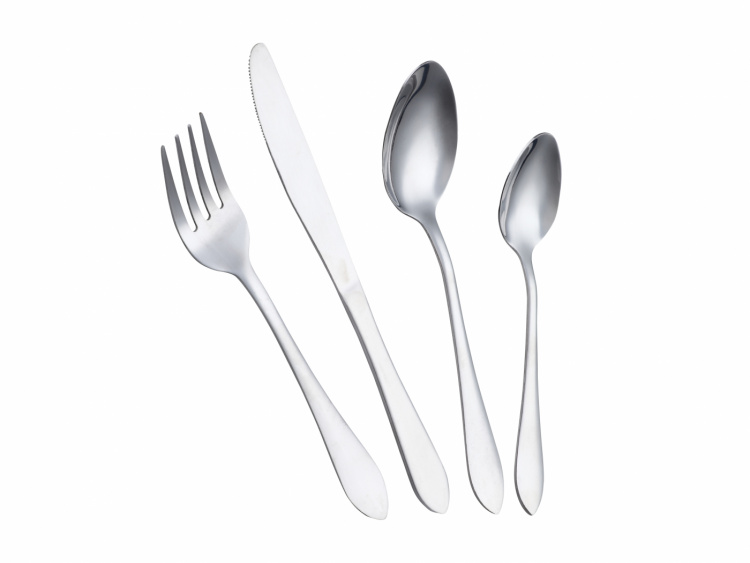 Cutlery set 6 people 24-piece stainless steel cutlery