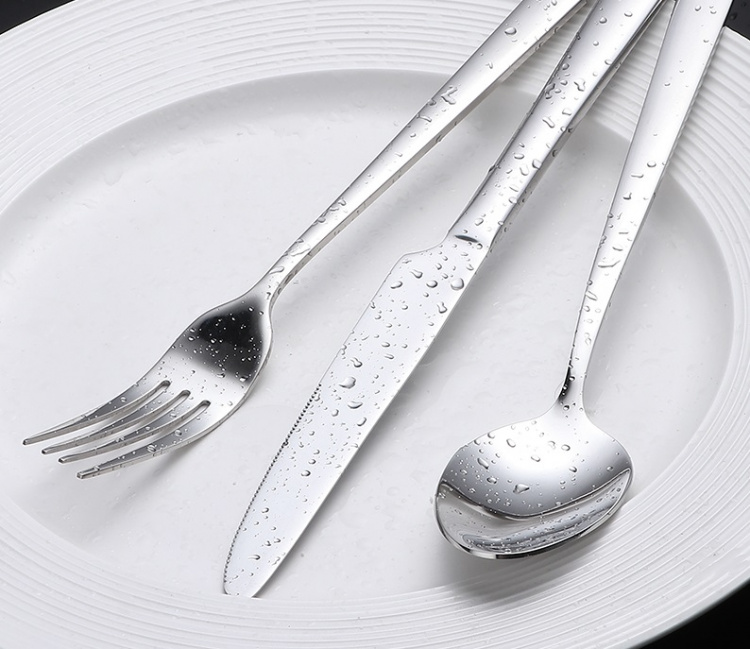 Cutlery set 6 people 24-piece stainless steel cutlery