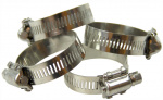 Swim & Fun Hose Clamps Stainless Steel, 4 pcs