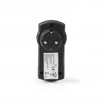 Nedis RF Plug | Mesh / 433 MHz | IP44 | 3680 W | Plug with earth contact / Type F (CEE 7/7) | -20 - 50 °C | Black / Green