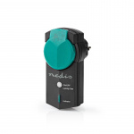 Nedis RF Plug | Mesh / 433 MHz | IP44 | 3680 W | Plug with earth contact / Type F (CEE 7/7) | -20 - 50 °C | Black / Green