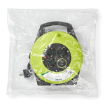 Nedis Cable Reel | Plug with earth contact | 10.0 m | 3000 W | 16 A | Kind of grounding: Side Contacts | 230 V AC 50/60 Hz | Socket angle: 90 ° | H05VV-F 3G1.5mm² | Fuse: Yes | Black / Green Nedis Cable Reel | Plug with earth contact | 10.0 m | 3000 W | 16 A | Kind of grounding: Side Contacts | 230 V AC 50/60 Hz | Socket angle: 90 ° | H05VV-F 3G1.5mm² | Fuse: Yes | Black / Green