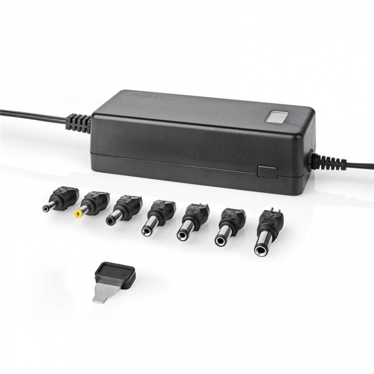 Nedis Universal AC Power Adapter | 36 W | 5 - 24 V DC | 1.80 m | 2.4 - 3.0 A | 7 plug(s) | Black Nedis Universal AC Power Adapter | 36 W | 5 - 24 V DC | 1.80 m | 2.4 - 3.0 A | 7 plug(s) | Black