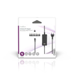 Nedis Universal AC Power Adapter | 36 W | 5 - 24 V DC | 1.80 m | 2.4 - 3.0 A | 7 plug(s) | Black Nedis Universal AC Power Adapter | 36 W | 5 - 24 V DC | 1.80 m | 2.4 - 3.0 A | 7 plug(s) | Black