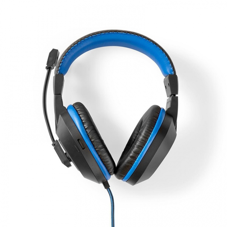 Nedis Gaming Combo Kit | 3-in-1 | Headset, Mouse and Mouse Pad | Black / Blue