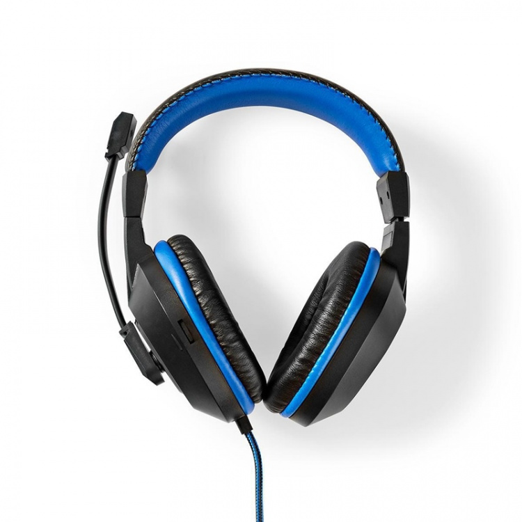 Nedis Gaming Combo Kit | 4-in-1 | Keyboard, Headset, Mouse and Mouse Pad | Black / Blue | QWERTZ | DE Layout