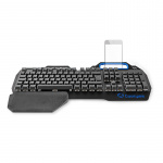 Nedis Wired Gaming Keyboard | USB | Mechanical Keys | RGB | German | DE Layout | USB Powered | Power cable length: 1.70 m | Gaming