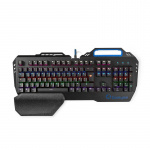 Nedis Wired Gaming Keyboard | USB | Mechanical Keys | RGB | German | DE Layout | USB Powered | Power cable length: 1.70 m | Gaming