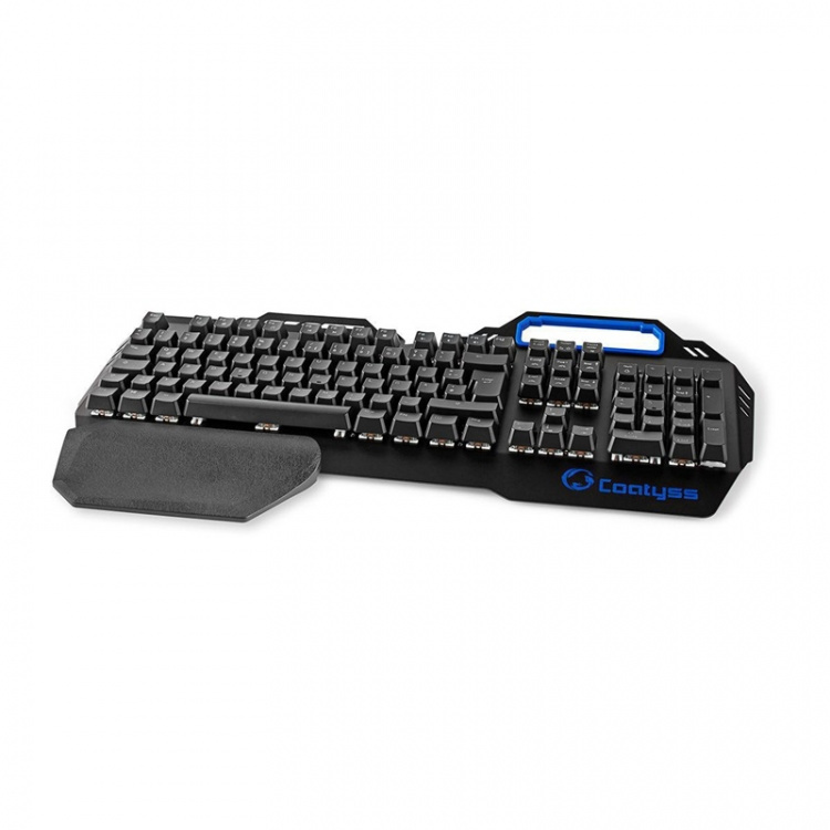 Nedis Wired Gaming Keyboard | USB | Mechanical Keys | RGB | German | DE Layout | USB Powered | Power cable length: 1.70 m | Gaming