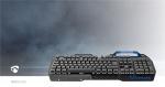 Nedis Wired Gaming Keyboard | USB | Mechanical Keys | RGB | German | DE Layout | USB Powered | Power cable length: 1.70 m | Gaming