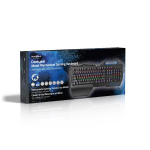 Nedis Wired Gaming Keyboard | USB | Mechanical Keys | RGB | US International | US Layout | USB Powered | Power cable length: 1.70 m | Gaming