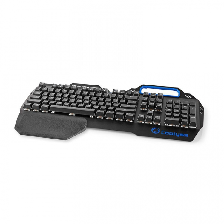 Nedis Wired Gaming Keyboard | USB | Mechanical Keys | RGB | US International | US Layout | USB Powered | Power cable length: 1.70 m | Gaming