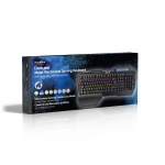 Nedis Wired Gaming Keyboard | USB | Mechanical Keys | RGB | Nordic | ND Layout | USB Powered | Power cable length: 1.70 m | Gaming