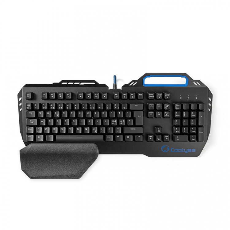 Nedis Wired Gaming Keyboard | USB | Mechanical Keys | RGB | Nordic | ND Layout | USB Powered | Power cable length: 1.70 m | Gaming