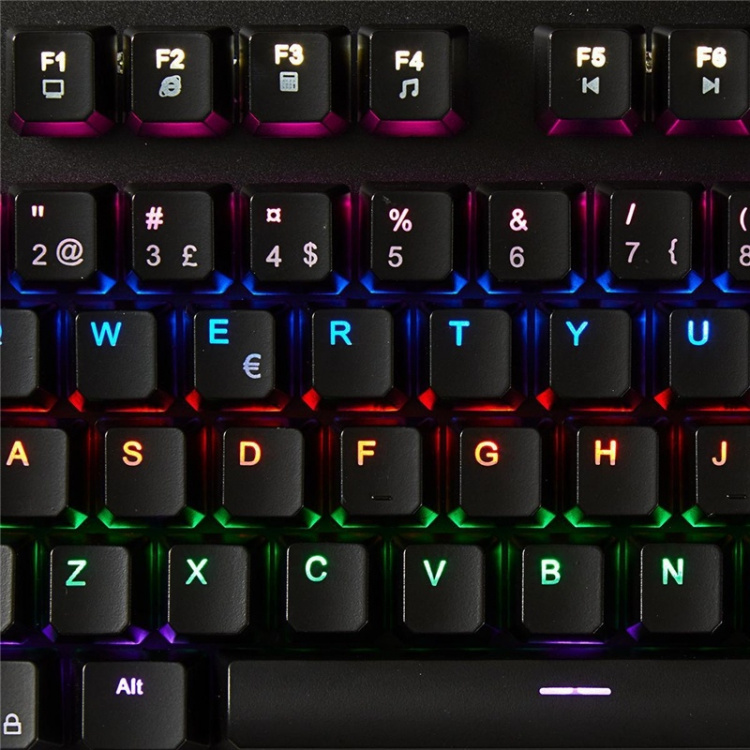 Nedis Wired Gaming Keyboard | USB | Mechanical Keys | RGB | Nordic | ND Layout | USB Powered | Power cable length: 1.70 m | Gaming