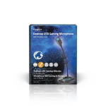 Nedis Gaming Microphone | Used for: Desktop / Notebook | USB | Audio / video / data connections output: 1x 3.5 mm Audio Out | On/Off switch | Headphone output Nedis Gaming Microphone | Used for: Desktop / Notebook | USB | Audio / video / data connections output: 1x 3.5 mm Audio Out | On/Off switch | Headphone output