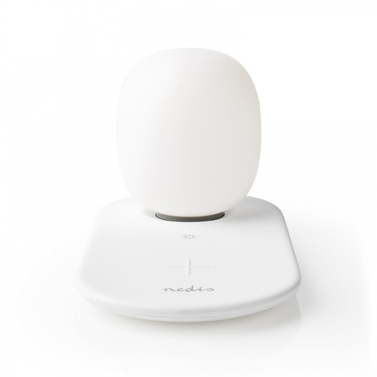 Nedis LED Lamp with Wireless Charger | Dimmer - On Product | Qi | 10 W | With dimming | Warm White | 3000 K