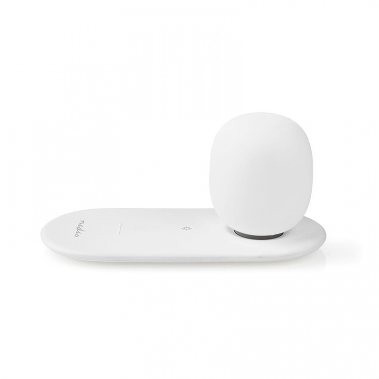 Nedis LED Lamp with Wireless Charger | Dimmer - On Product | Qi | 10 W | With dimming | Warm White | 3000 K