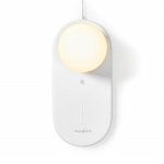 Nedis LED Lamp with Wireless Charger | Dimmer - On Product | Qi | 10 W | With dimming | Warm White | 3000 K