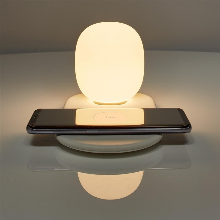 Nedis LED Lamp with Wireless Charger | Dimmer - On Product | Qi | 10 W | With dimming | Warm White | 3000 K