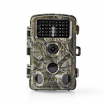 Nedis Wildlife Camera | 1080p@30fps | 24.0 MPixel | 5 MPixel CMOS | IP66 | Black No-Glow IR | Night vision | Viewing angle: 90 ° | Motion sensor | Detection angle: 120 ° | Detection range: 20.0 m | Screen size: 2.4 