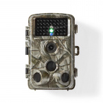 Nedis Wildlife Camera | 1080p@30fps | 24.0 MPixel | 5 MPixel CMOS | IP66 | Black No-Glow IR | Night vision | Viewing angle: 90 ° | Motion sensor | Detection angle: 120 ° | Detection range: 20.0 m | Screen size: 2.4 