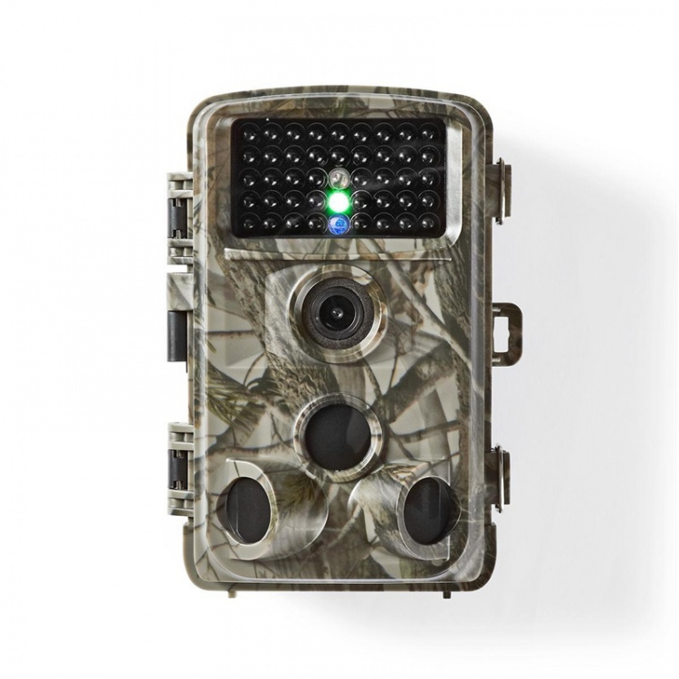 Nedis Wildlife Camera | 1080p@30fps | 24.0 MPixel | 5 MPixel CMOS | IP66 | Black No-Glow IR | Night vision | Viewing angle: 90 ° | Motion sensor | Detection angle: 120 ° | Detection range: 20.0 m | Screen size: 2.4 