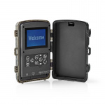 Nedis Wildlife Camera | 1080p@30fps | 24.0 MPixel | 5 MPixel CMOS | IP66 | Black No-Glow IR | Night vision | Viewing angle: 90 ° | Motion sensor | Detection angle: 120 ° | Detection range: 20.0 m | Screen size: 2.4 