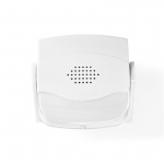 Nedis Motion Detection Alarm | Battery Powered | 3x AAA/LR03 | 80 dB | Detector range: 1.10 m | Detector angle: 10 ° | Ceiling / Wall | White Nedis Motion Detection Alarm | Battery Powered | 3x AAA/LR03 | 80 dB | Detector range: 1.10 m | Detector angle: 10 ° | Ceiling / Wall | White