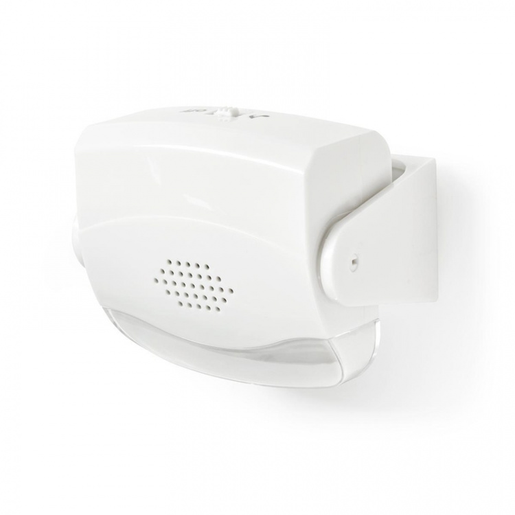 Nedis Motion Detection Alarm | Battery Powered | 3x AAA/LR03 | 80 dB | Detector range: 1.10 m | Detector angle: 10 ° | Ceiling / Wall | White Nedis Motion Detection Alarm | Battery Powered | 3x AAA/LR03 | 80 dB | Detector range: 1.10 m | Detector angle: 10 ° | Ceiling / Wall | White