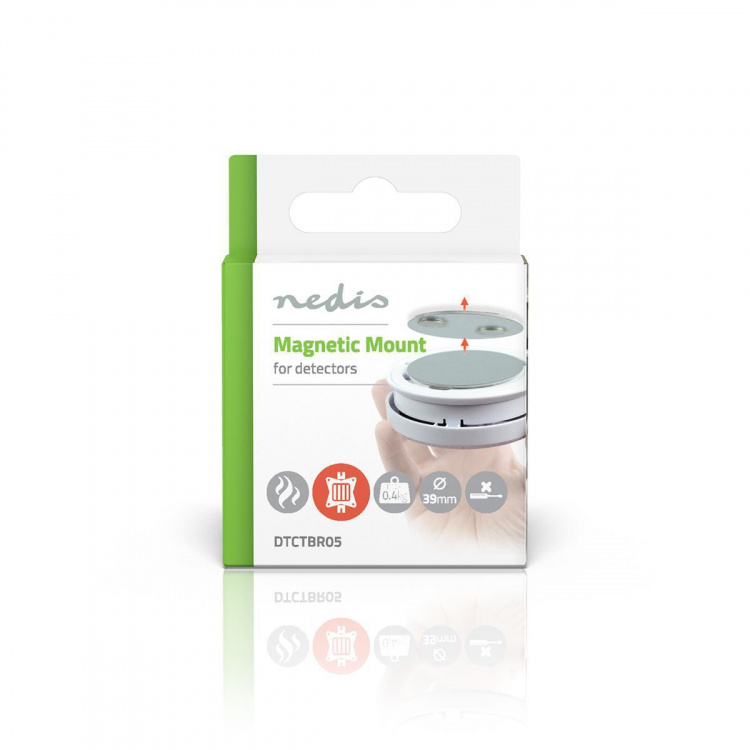 Nedis Detector Mount | Diameter: 39.4 mm | Adhesive Tape | Silver Nedis Detector Mount | Diameter: 39.4 mm | Adhesive Tape | Silver