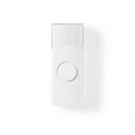 Nedis Wireless Doorbell Set | Battery Powered | 3 V DC | 1x CR2032 | Volume: 80 dB | Signal range: 300 m | IP44 | 36 Melodies | 1 Receiver | White Nedis Wireless Doorbell Set | Battery Powered | 3 V DC | 1x CR2032 | Volume: 80 dB | Signal range: 300 m | IP44 | 36 Melodies | 1 Receiver | White