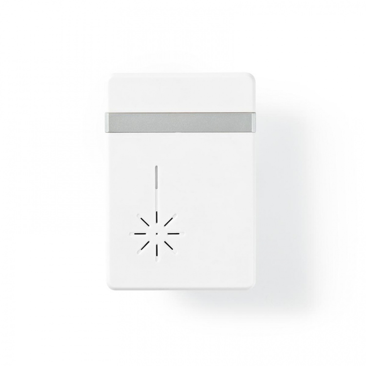 Nedis Wireless Doorbell Set | Battery Powered | 3 V DC | 1x CR2032 | Volume: 80 dB | Signal range: 300 m | IP44 | 36 Melodies | 1 Receiver | White Nedis Wireless Doorbell Set | Battery Powered | 3 V DC | 1x CR2032 | Volume: 80 dB | Signal range: 300 m | IP44 | 36 Melodies | 1 Receiver | White