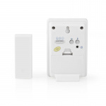 Nedis Wireless Doorbell Set | Battery Powered | 3 V DC | 1x CR2032 | Volume: 80 dB | Signal range: 300 m | IP44 | 36 Melodies | 1 Receiver | White Nedis Wireless Doorbell Set | Battery Powered | 3 V DC | 1x CR2032 | Volume: 80 dB | Signal range: 300 m | IP44 | 36 Melodies | 1 Receiver | White