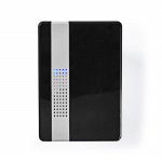 Nedis Wireless Doorbell Set | Mains Powered | 220 - 240 V AC 50 Hz | 1x CR2032 | Volume: 80 dB | Signal range: 300 m | IP44 | Adjustable volume | 36 Melodies | 1 Receiver | Black Nedis Wireless Doorbell Set | Mains Powered | 220 - 240 V AC 50 Hz | 1x CR2032 | Volume: 80 dB | Signal range: 300 m | IP44 | Adjustable volume | 36 Melodies | 1 Receiver | Black